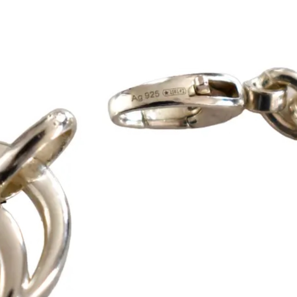NEW Gucci Sterling SilverInterlocking GG Britt Bracelet - Picture 7 of 10